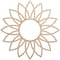 Ekena Millwork Daisy Wood Fretwork Pierced Ceiling Medallion, Alder, 40"OD x 13 1/4"ID x 3/8"T CMWP40X40X0375DAAL - alternate 1